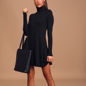 Lulus turtleneck long sleeve dress